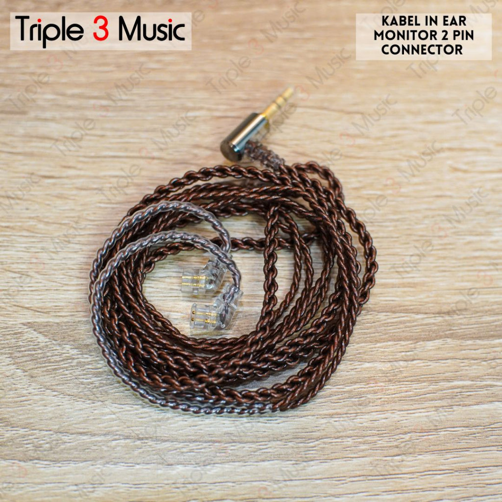 Pi 3.14 Kabel 4 core 2 pin Kabel pengganti Pi Audio dr2 pro dual driver