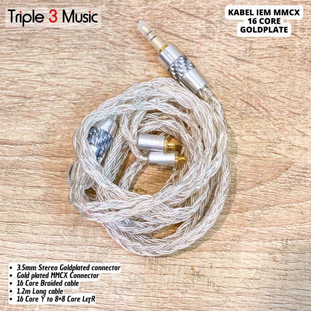 Wave Kabel pengganti MMCX 16 core luxury Phi 3.14 DR2 wave3hu