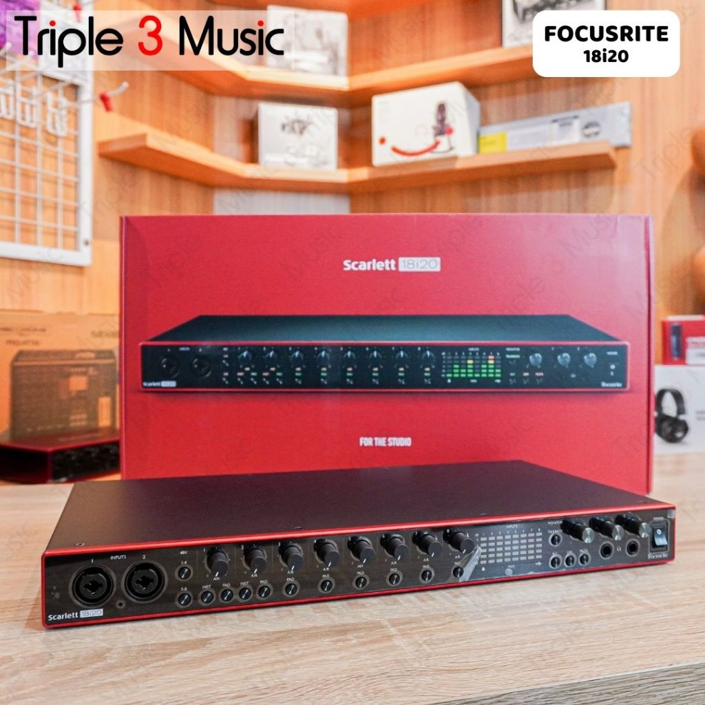 Focusrite Scarlett 18i20 3rd Gen ORIGINAL Garansi Soundcard Recording