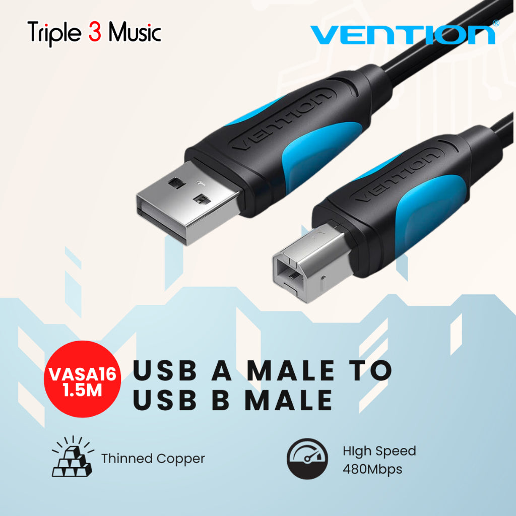 Vention A16 Kabel USB A 2.0 To USB B Soundcard kabel soundcard usb b