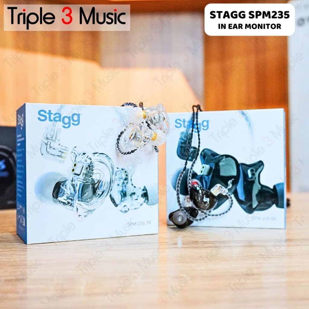 STAGG SPM235 SPM 235 In Ear Monitor IEM Dual Driver ORIGINAL