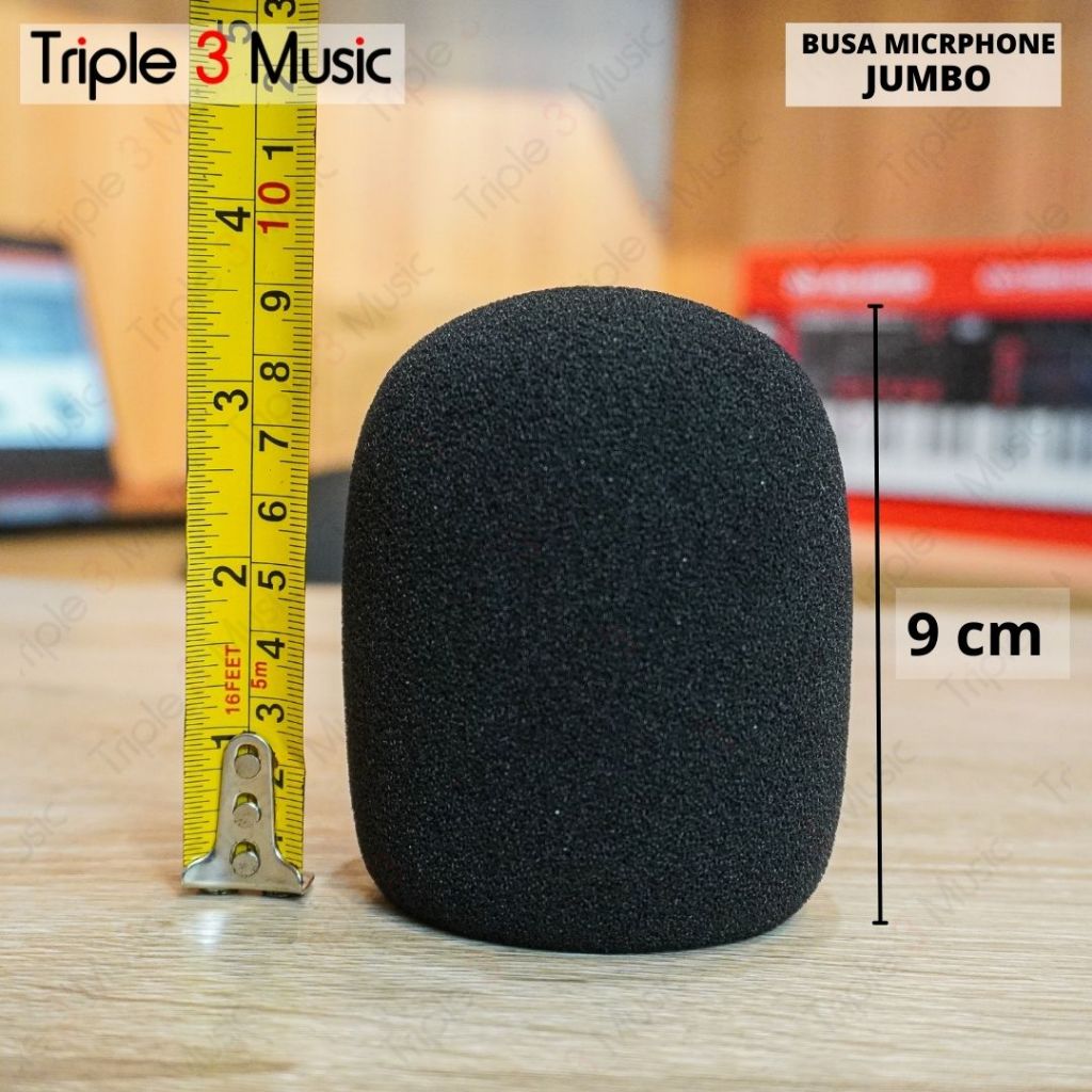 Busa Mic BESAR JUMBO spon Foam Mic Condenser besar mikrofon