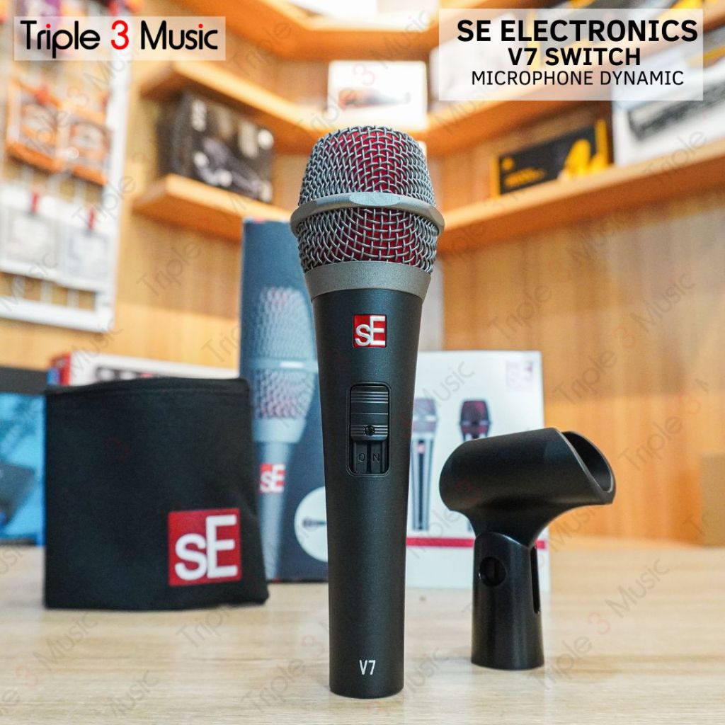 SE Electronics V7 Switch / no switch Supercardioid Mic Dynamic Handheld