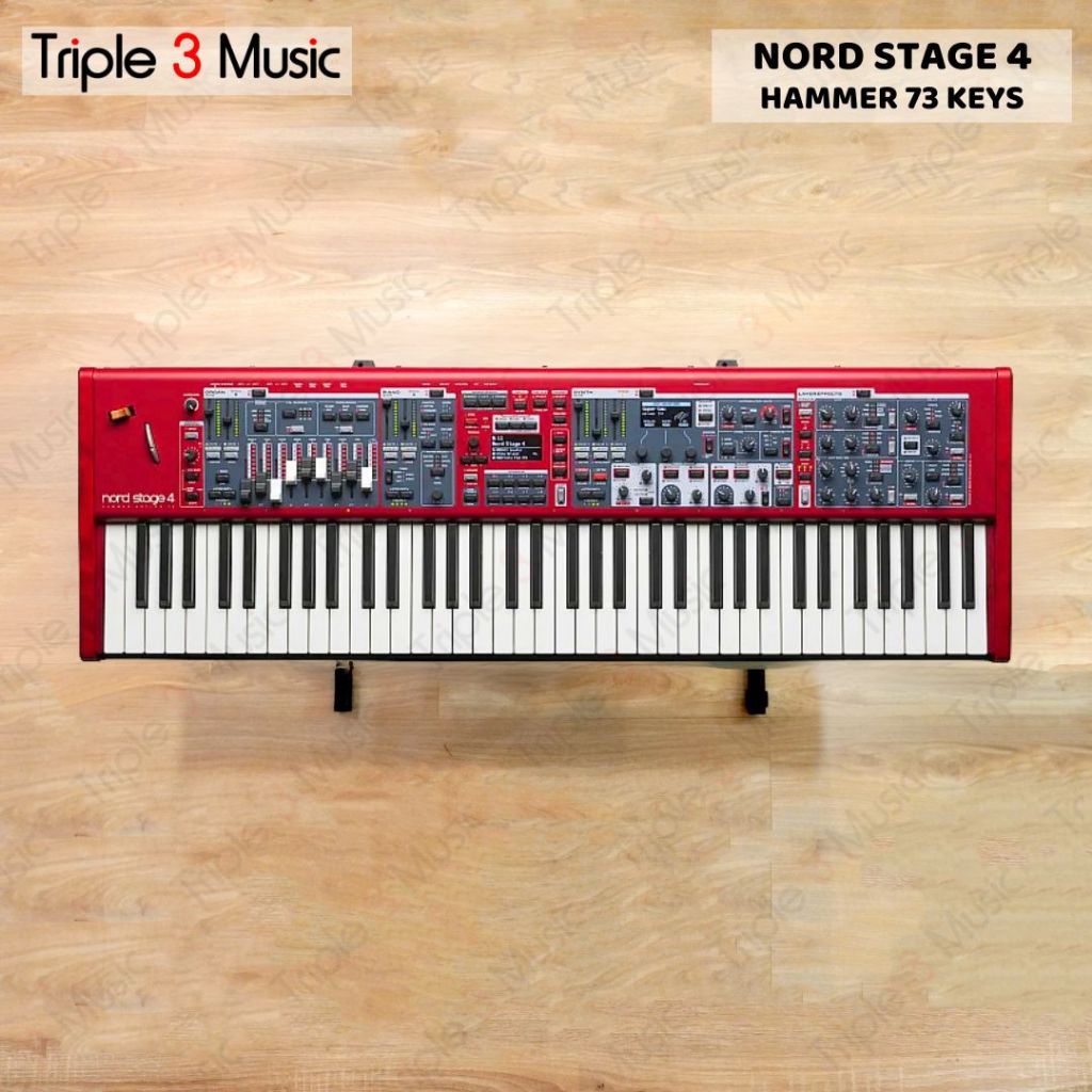 NORD STAGE 4 73 keys Hammer Action keyboard PIANO with Aftertouch Triple3music