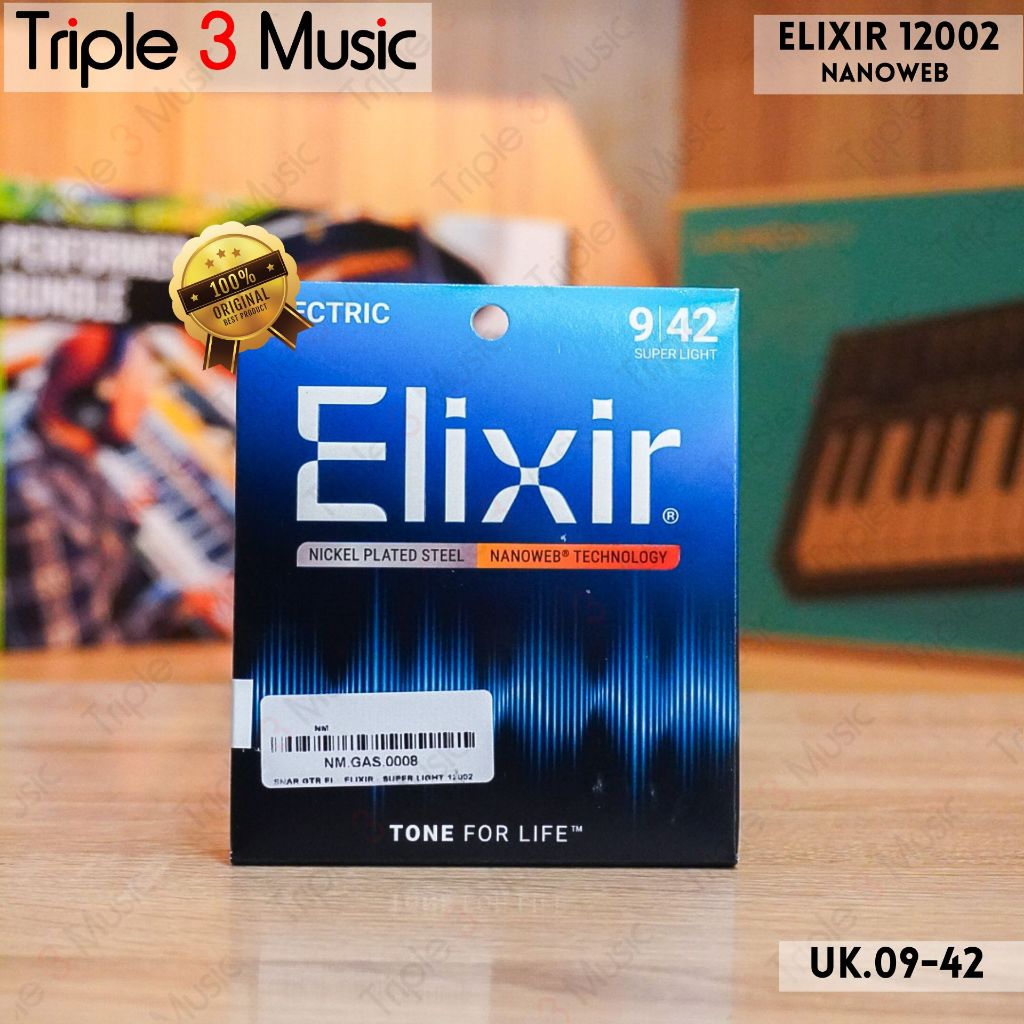 Elixir 12002 09-42 Nanoweb senar gitar elektrik ORIGINAL