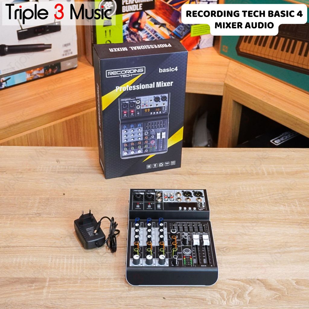 Recording tech basic 4 basic4 Mixer audio usb