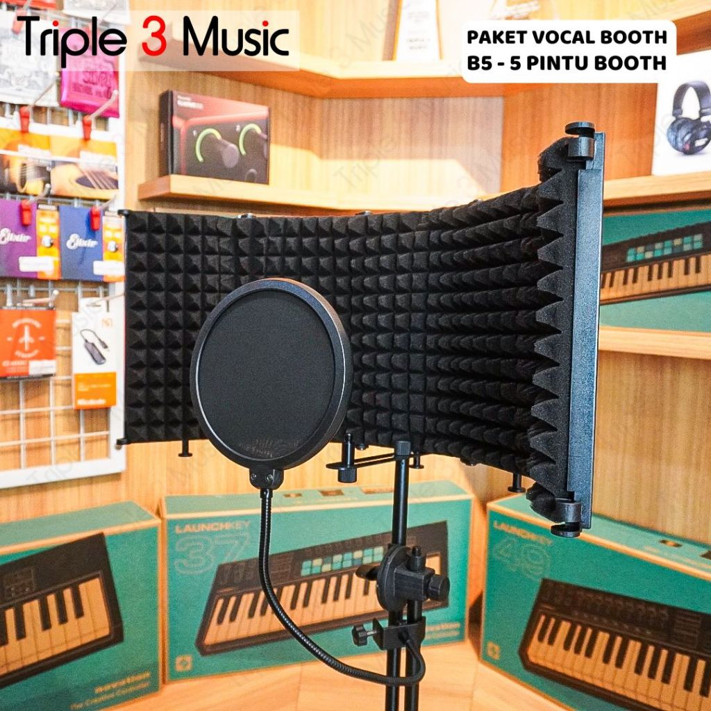 PAKET VOCAL BOOTH RTFS B5 5 Pintu Reflection