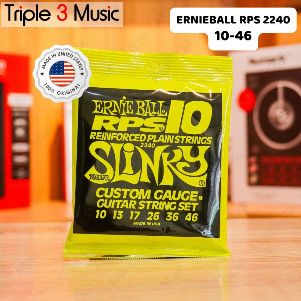Ernieball Ernie ball 2240 10-46 RPS10 ORIGINAL Senar Gitar Listrik