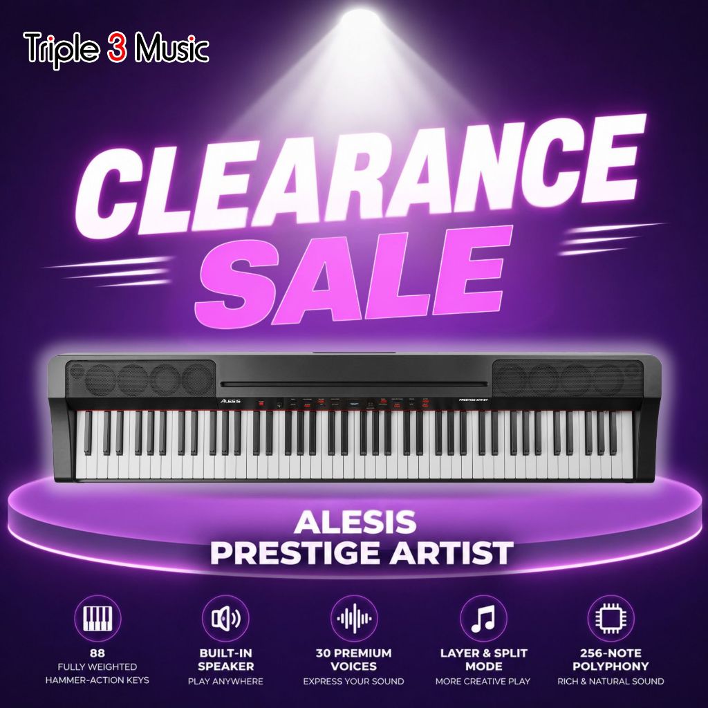 Alesis PRESTIGE ARTIST 88-Key Digital Piano with Graded Hammer-Action