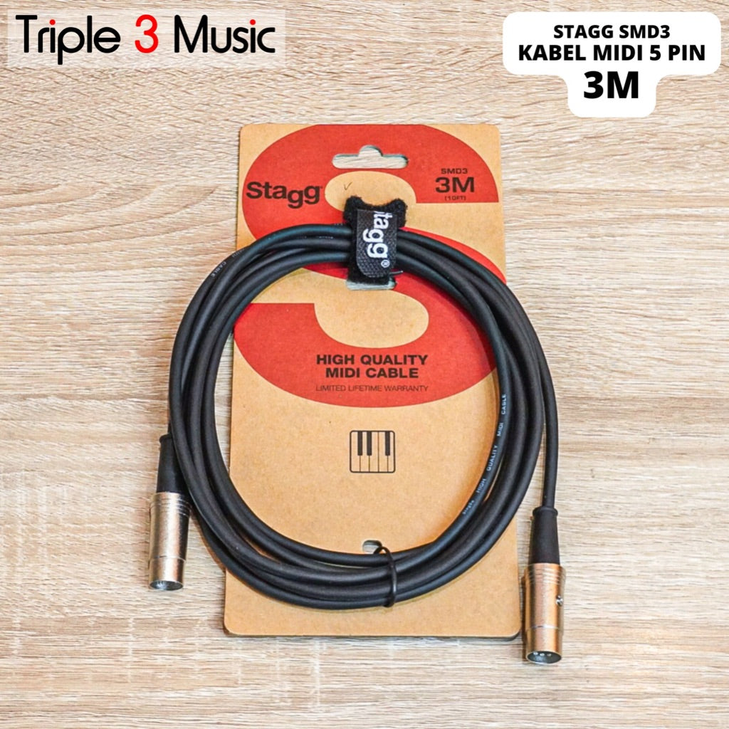 STAGG SMD3 Kabel midi To midi 3m ORIGINAL