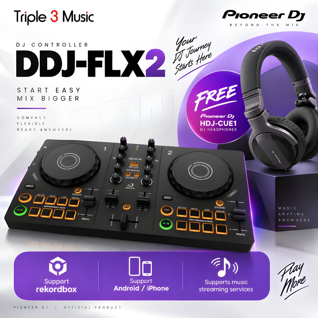 PIONEER ALPHA TETHA DDJ FLX2 FLX 2 Dj Controller Pengganti DDJ 200