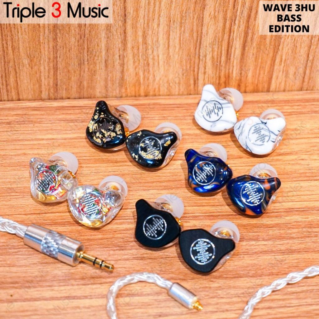 Wave IEM Wave 3HU BASS edition in ear monitor panggung triple driver
