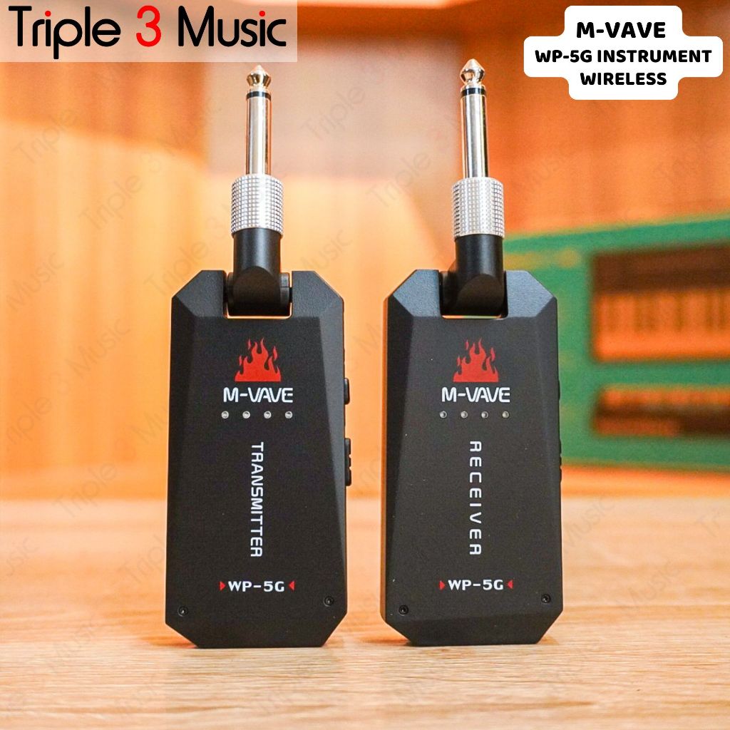 M-VAVE WP3 WP 5G Wireless gitar 5.8G Guitar transmitter dan receiver
