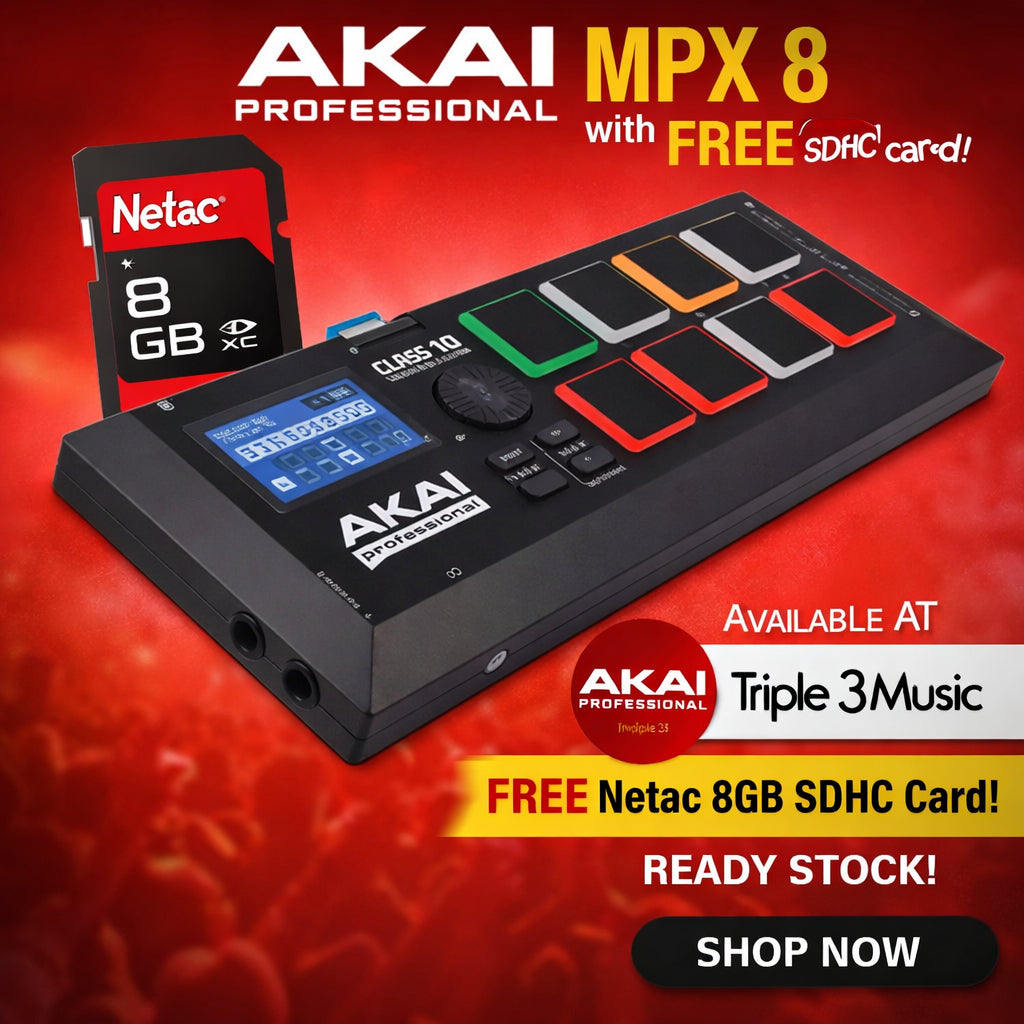 AKAI MPX8 MPX 8 Kendang Digital Sample pad player