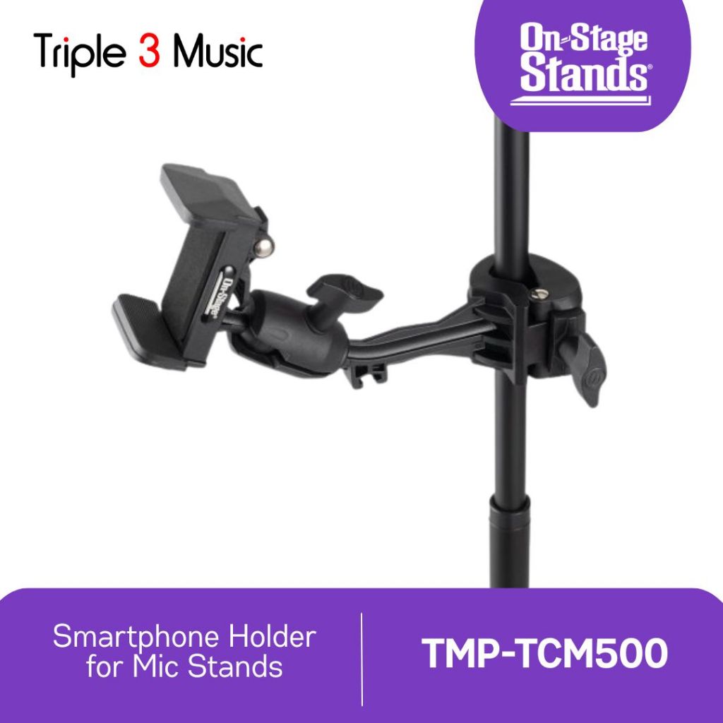 On-Stage TMP TCM500 Smartphone tab holder jepit stand mic