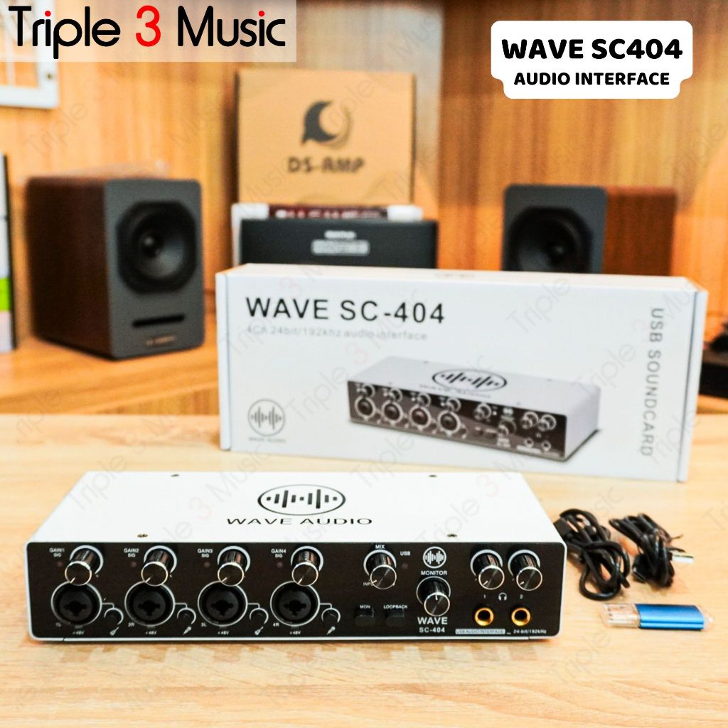 Wave SC404 SC 404 Soundcard USB interface recording soundcard sequencer OUTPUT 4ch