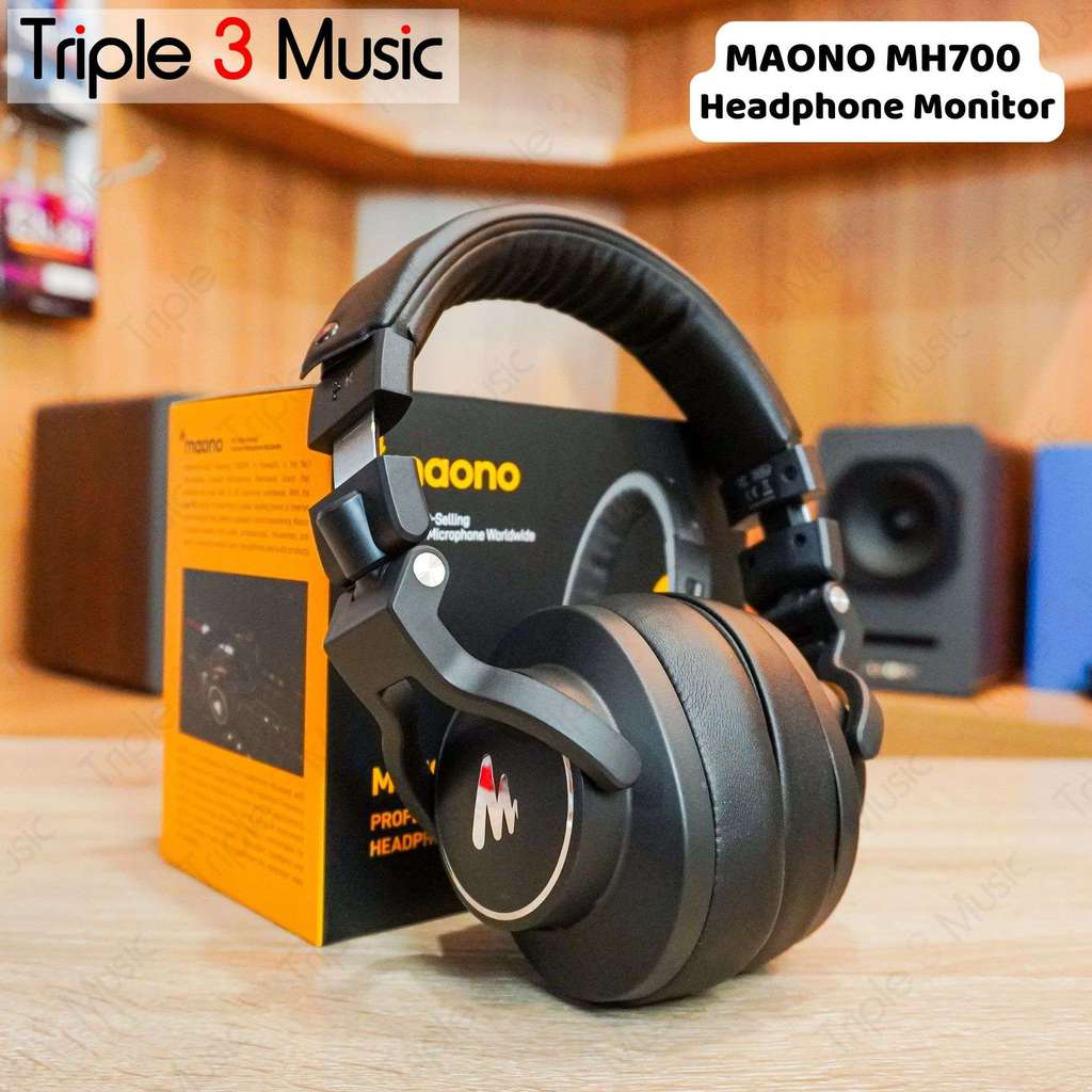 Maono MH700 Professional Studio Monitoring Headphone Over-Ear DJ Gaming