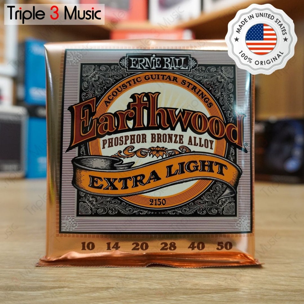Ernie Ball 2150 ORIGINAL USA 10-50 Senar Gitar Akustik
