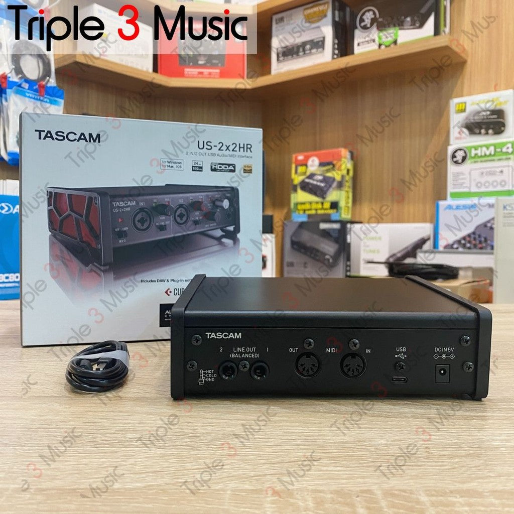 TASCAM US-2x2HR Soundcard Recording Triple 3 Music