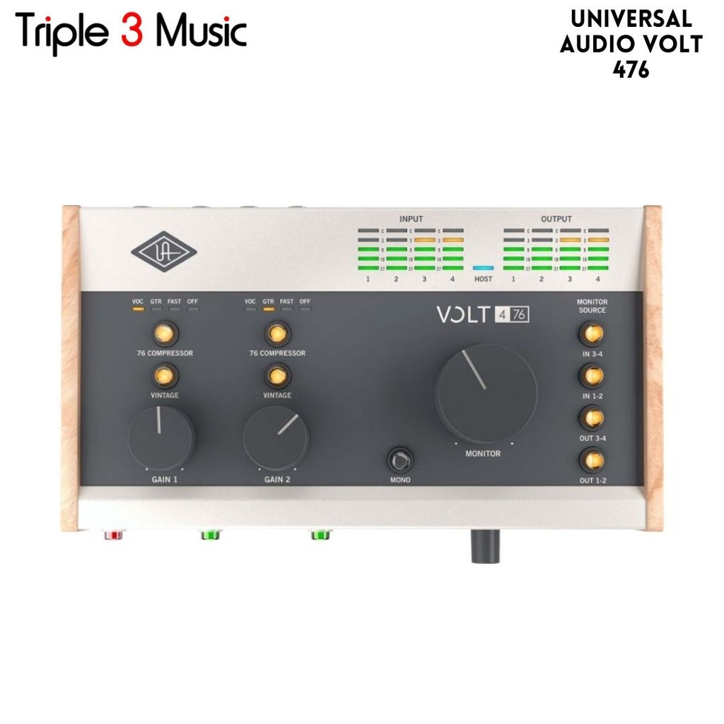 Universal Audio Volt 476 4-in/4-out USB 2.0 Audio Interface