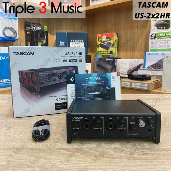 TASCAM US-2x2HR Soundcard Recording Triple 3 Music