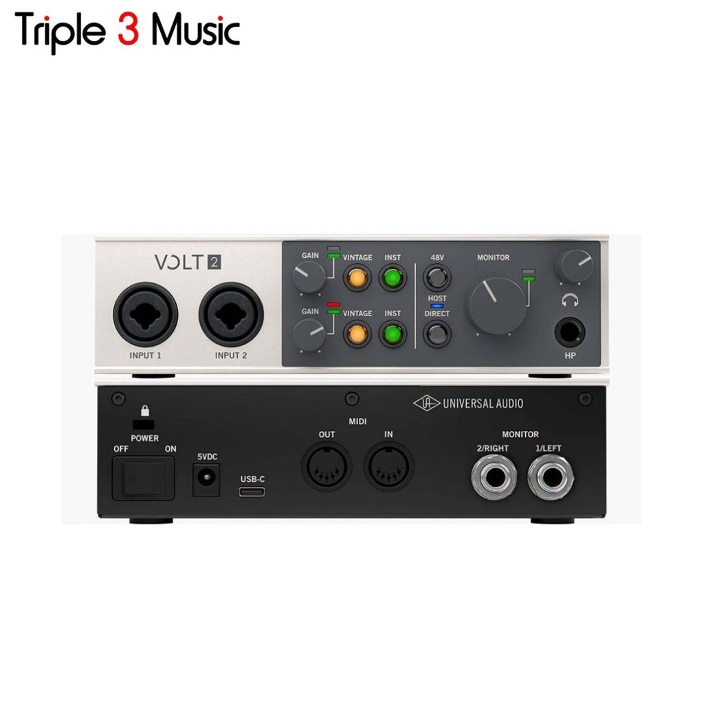 Universal Audio Volt 2 2-in/2-out USB 2.0 Audio Interface