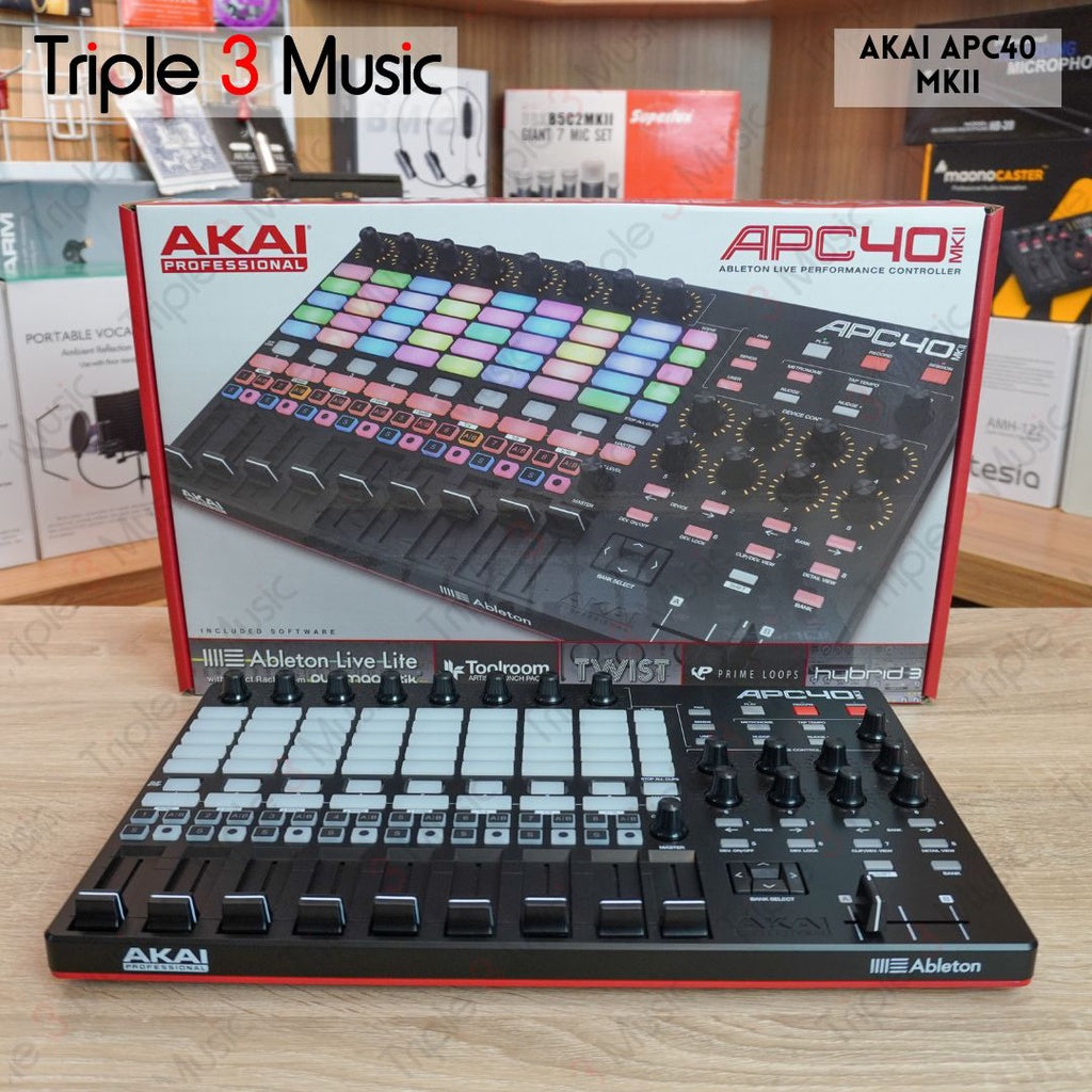 Akai APC40 MKII Pad Midi Controller resolume VJ LIGHTING controller