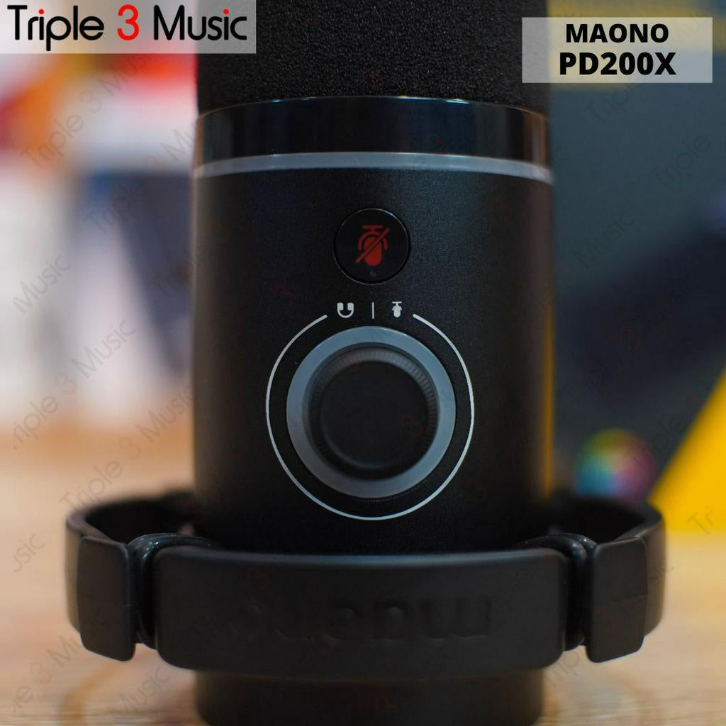 Maono PD200 PD200X RGB Microphone Mic Dynamic USB & XLR Podcast broadcast