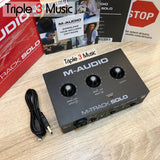 M-Audio Mtrack SOLO M-TRACK SOLO AUDIO INTERFACE Soundcard recording ORIGINAL GARANSI resmi