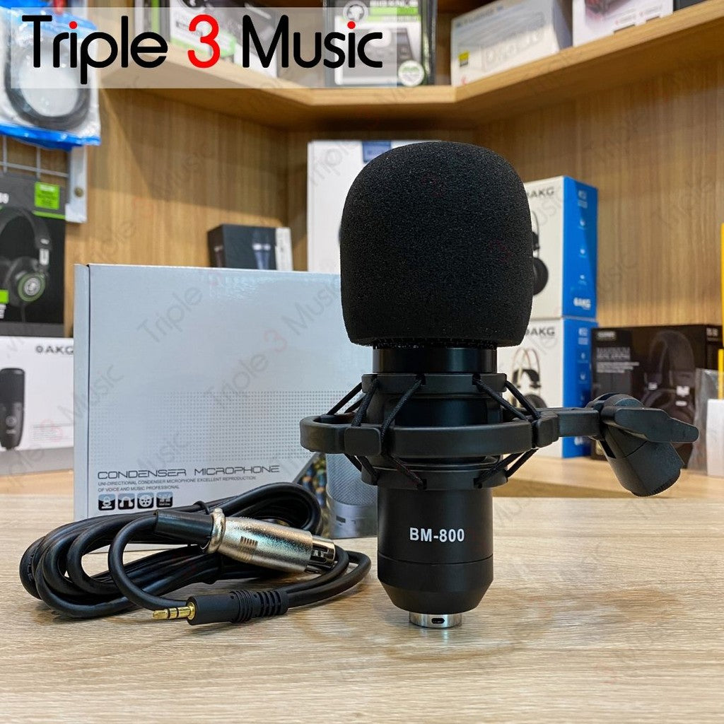 TAFFSTUDIO BM800 Mic Condenser termurah mic smule mic live streaming