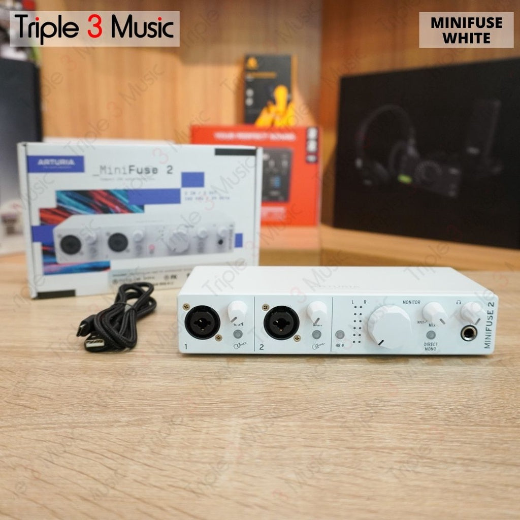 ARTURIA MiniFuse 2 Minifuse2 2 XLR USB Soundcard Recording ORIGINAL
