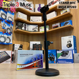 Stand Mic meja podium podcast
