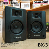 M-AUDIO BX3 Bluetooth BX-3 3.5 inch Pair Speaker Monitor Flat Original