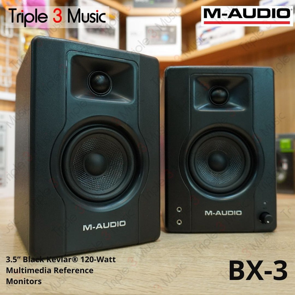 M-AUDIO BX3 Bluetooth BX-3 3.5 inch Pair Speaker Monitor Flat Original