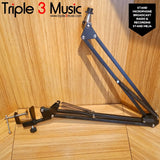 Stand Microphone Broadcast radio stand Mic meja stand recording robot stand jepit