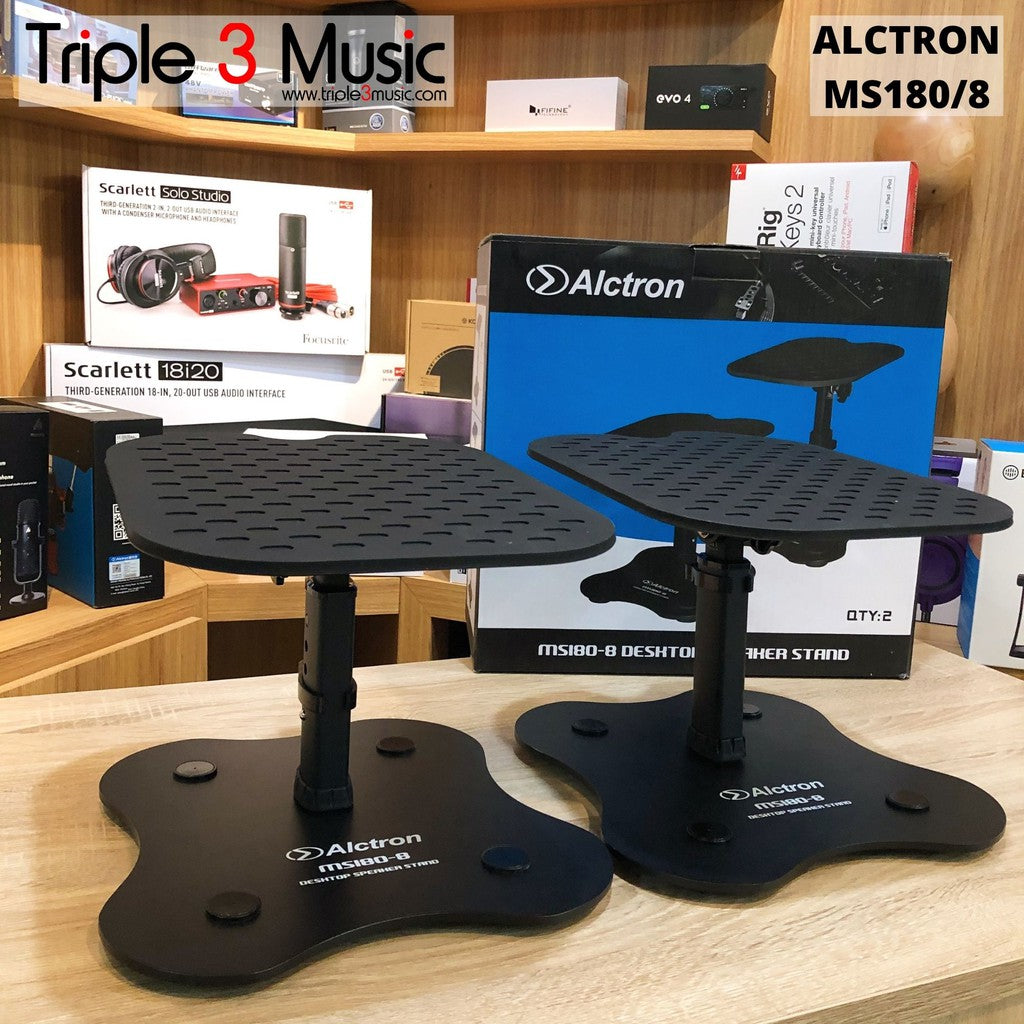 ALCTRON MS180 - 8 8 inch Speaker Stand Meja desktop