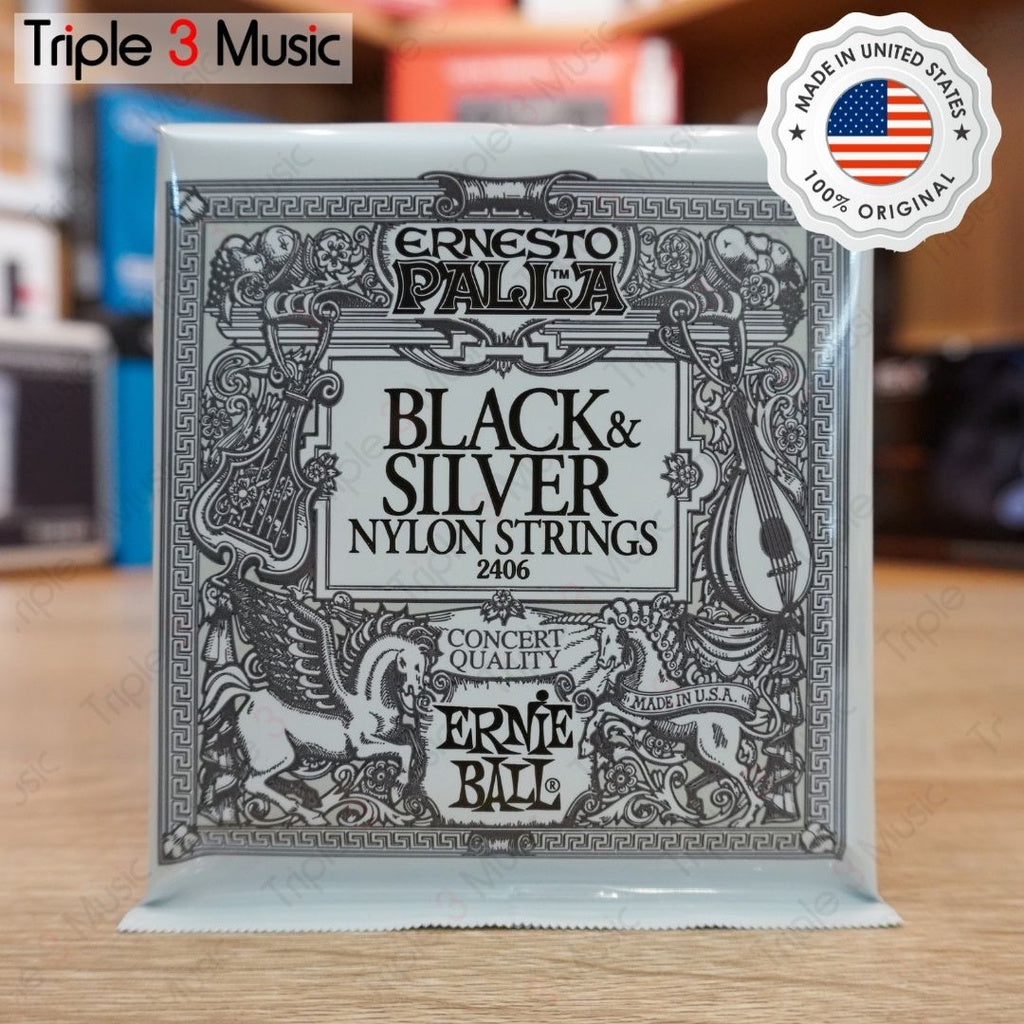 Ernie Ball ernieball 2406 ORIGINAL Senar gitar akustik nylon black sv