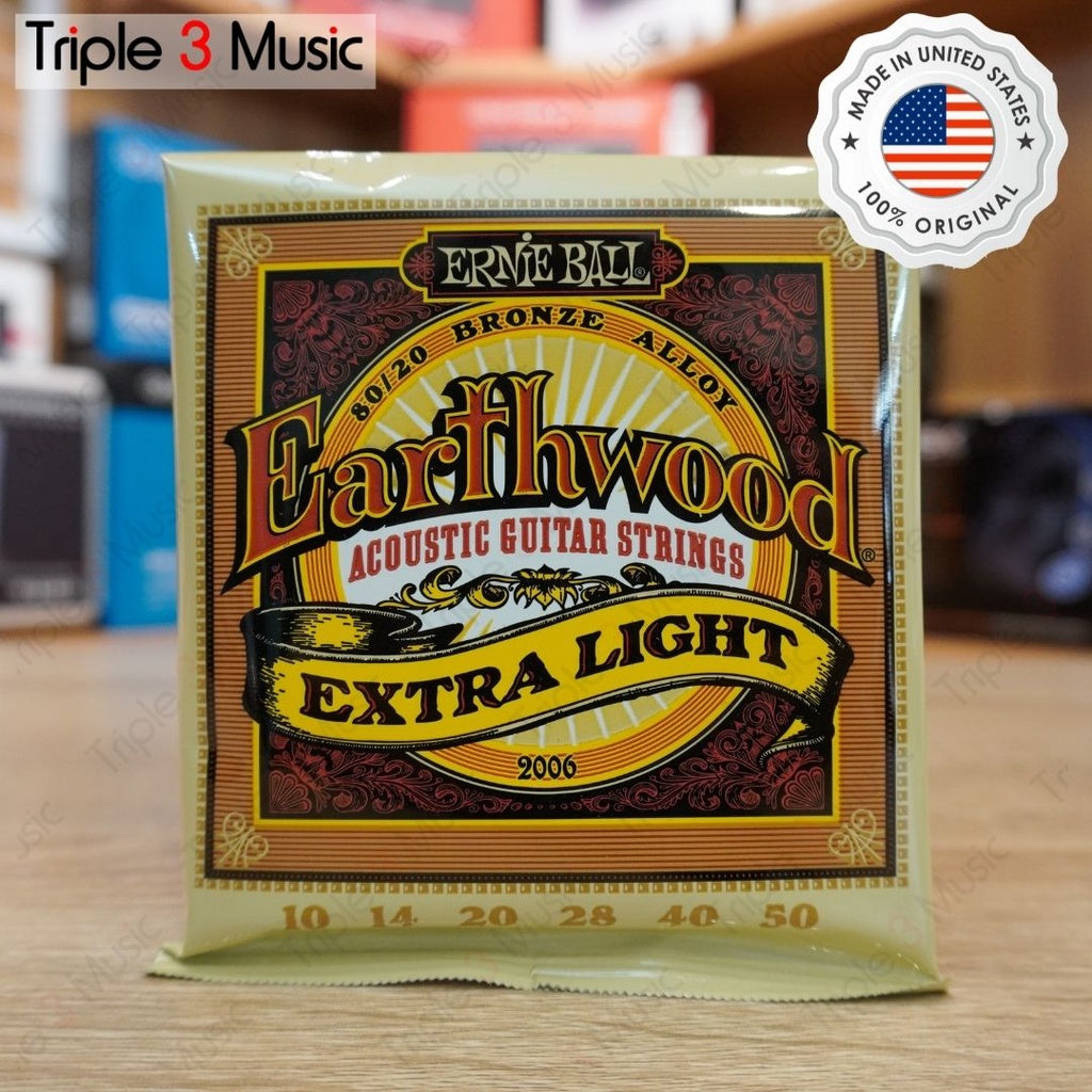 Ernieball Ernie Ball 2006 ORIGINAL RESMI 10-50 Senar Gitar Akustik