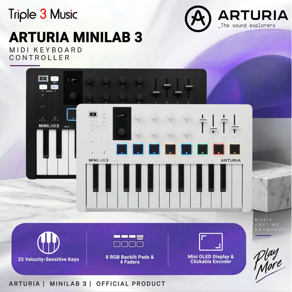 Arturia Minilab 3 Midi Controller 25 keys ORIGINAL