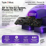 Pioneer DJ XDJ RX3 Alat DJ All-in-One Digital DJ System Premium 10.1" Touchscreen, Rekordbox & Serato DJ