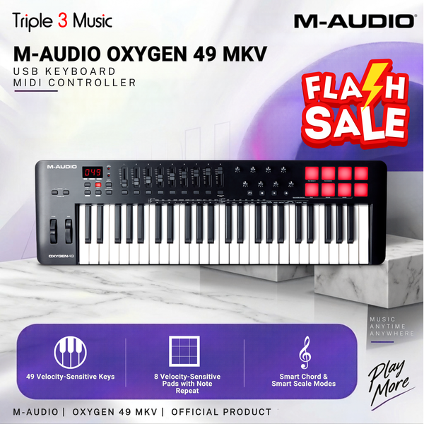 M-Audio Oxygen 49 MK V Midi Controller Maudio oxygen 49