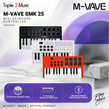 M-VAVE MVAVE SMK 25 SMK25 Midi Keyboard Controller 25 Keys