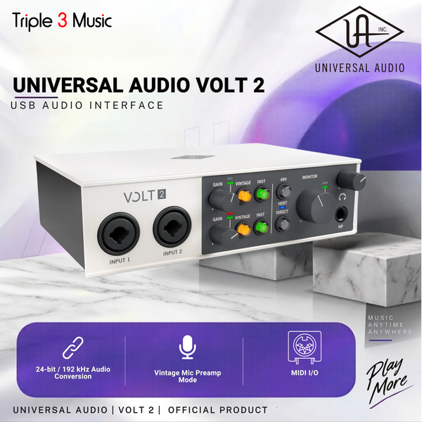Universal Audio Volt 2 2-in/2-out USB 2.0 Audio Interface