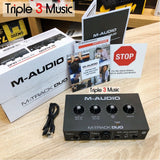 M-Audio MTRACK SOLO DUO M-TRACK DUO HD Soundcard RECORDING ORIGINAL GARANSI