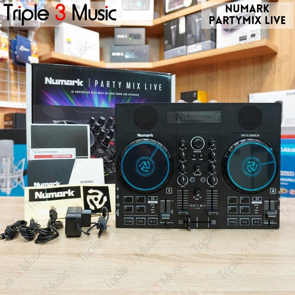 Numark Party Mix Partymix DJ Controller built in Interface virtual dj
