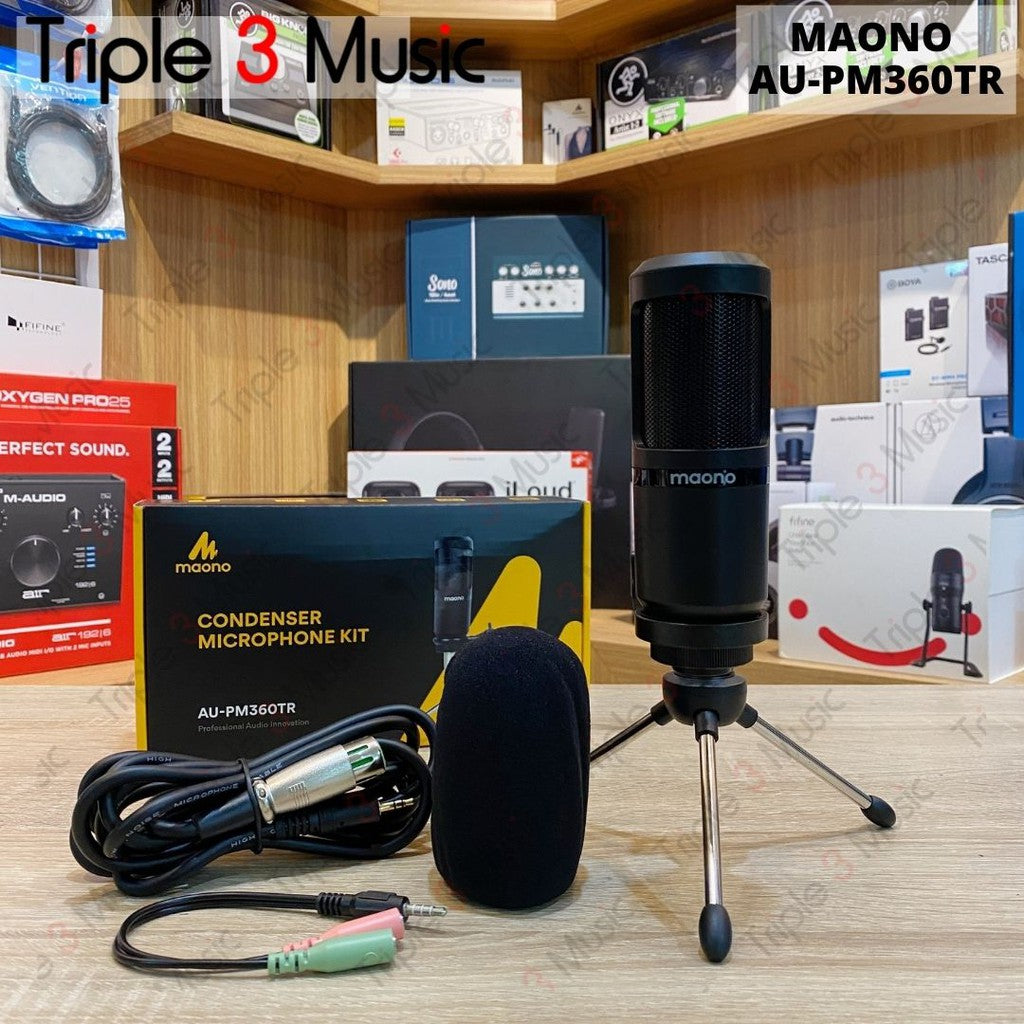 MAONO AU PM360TR PM 360 TR PM360 TR MIC CONDENSER Plastik Original