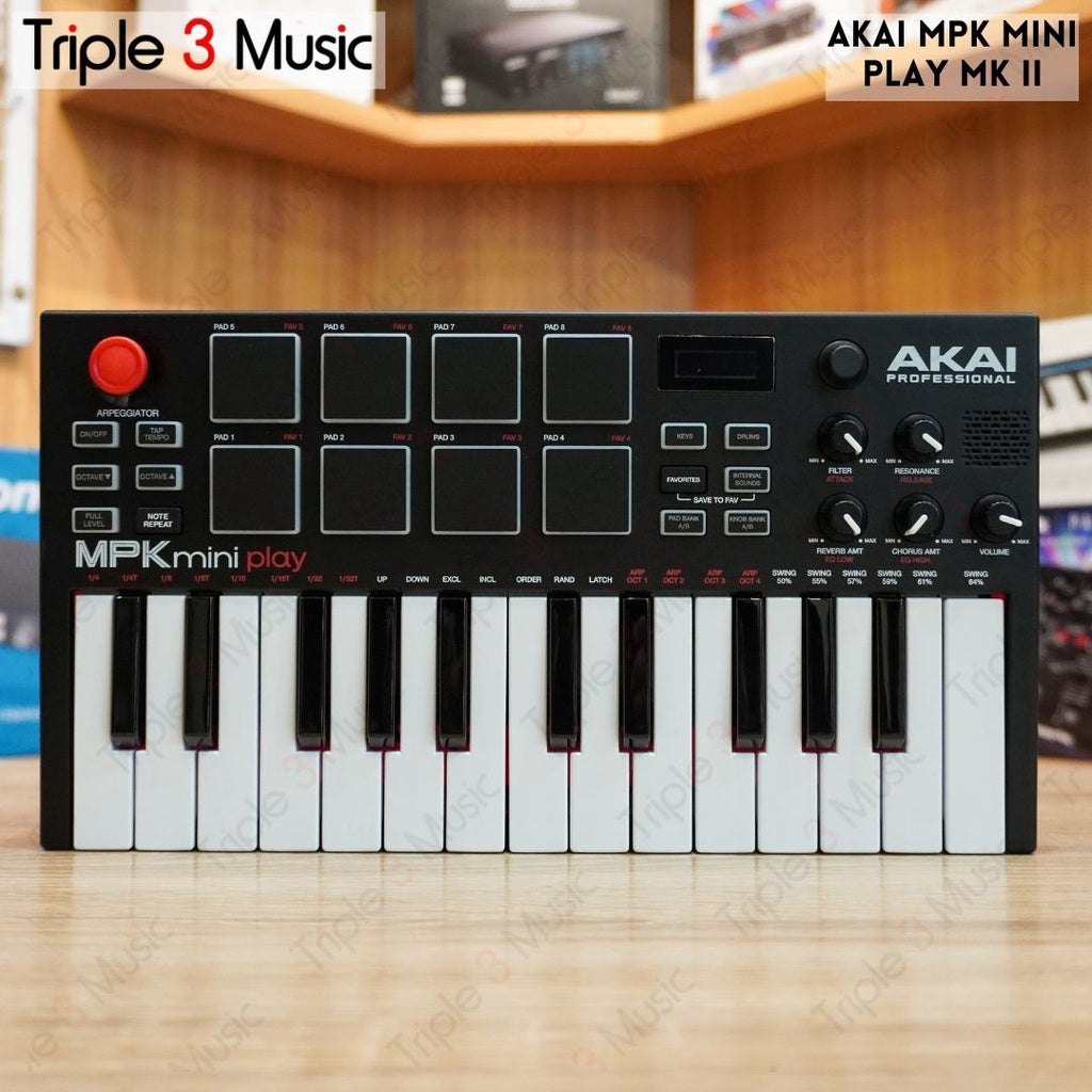 AKAI MPK MINI Play Portable Keyboard Midi Controller