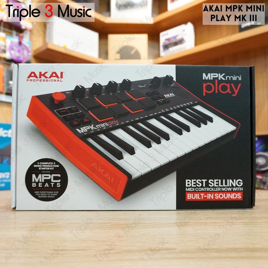 AKAI MPK MINI Play MK3 Portable Keyboard Midi Controller
