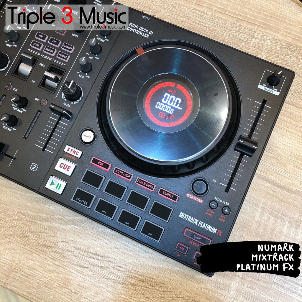 NUMARK Mixtrack PLATINUM FX DJ CONTROLLER 4 deck
