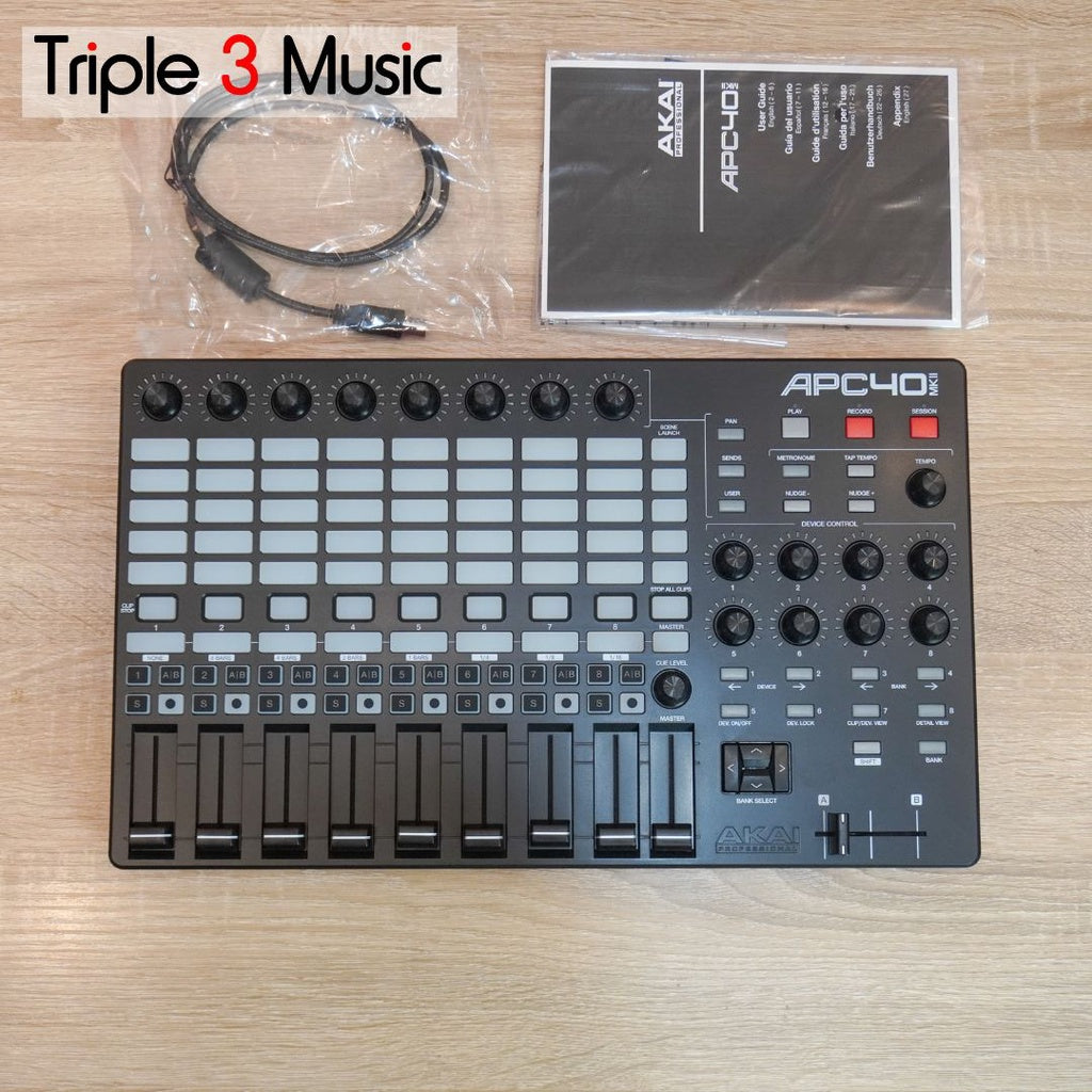 Akai APC40 MKII Pad Midi Controller resolume VJ LIGHTING controller